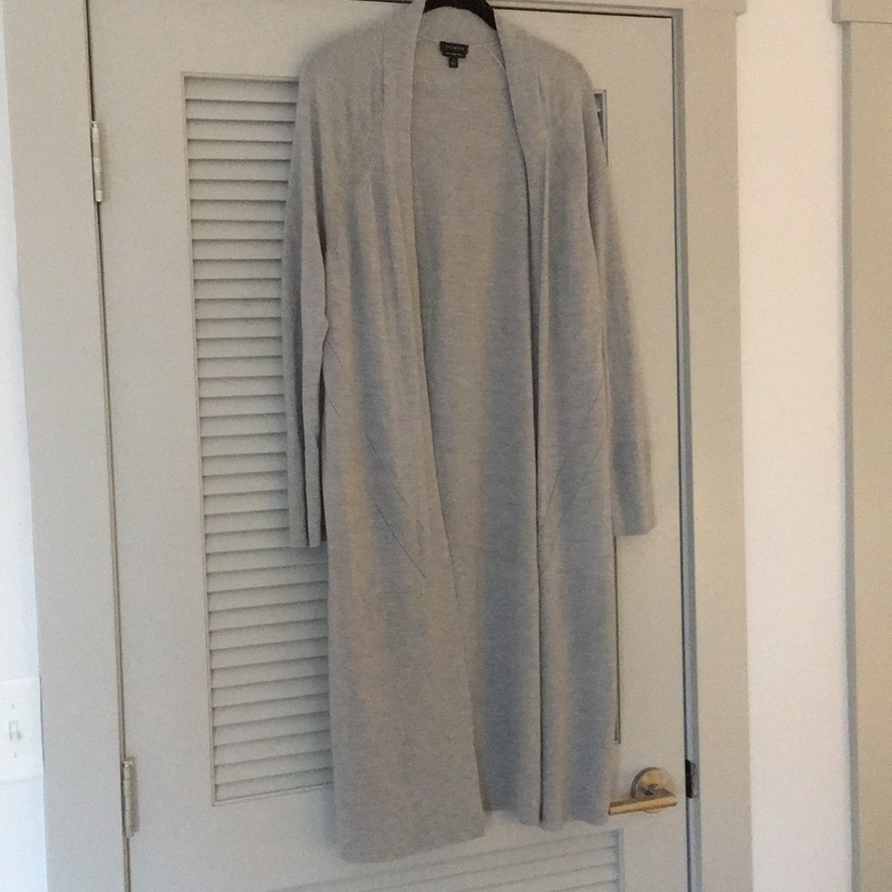 Talbots Merino Wool Gray Sweater